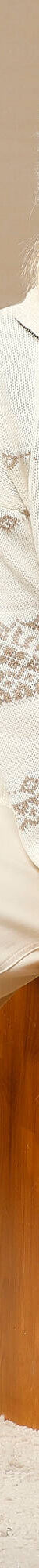 Pull jacquard, col camionneur zippé (écru / beige) Pull jacquard, col camionneur zippé (écru / beige)